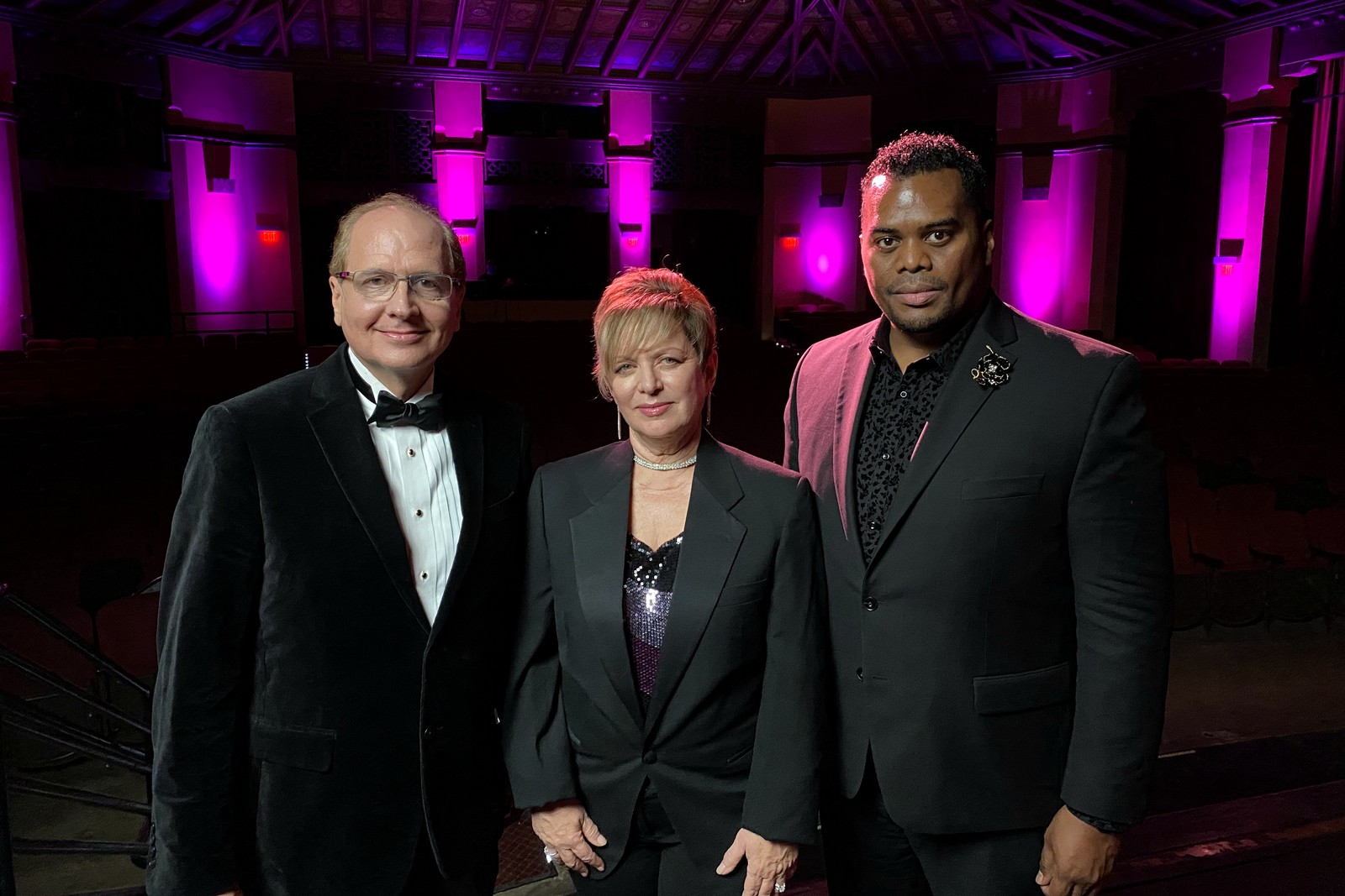 Symphony musicians performing chamber music
