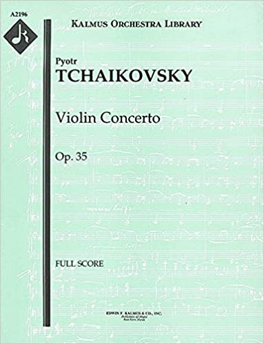 Tchaikovsky — Violin Concerto, Op. 35, full score