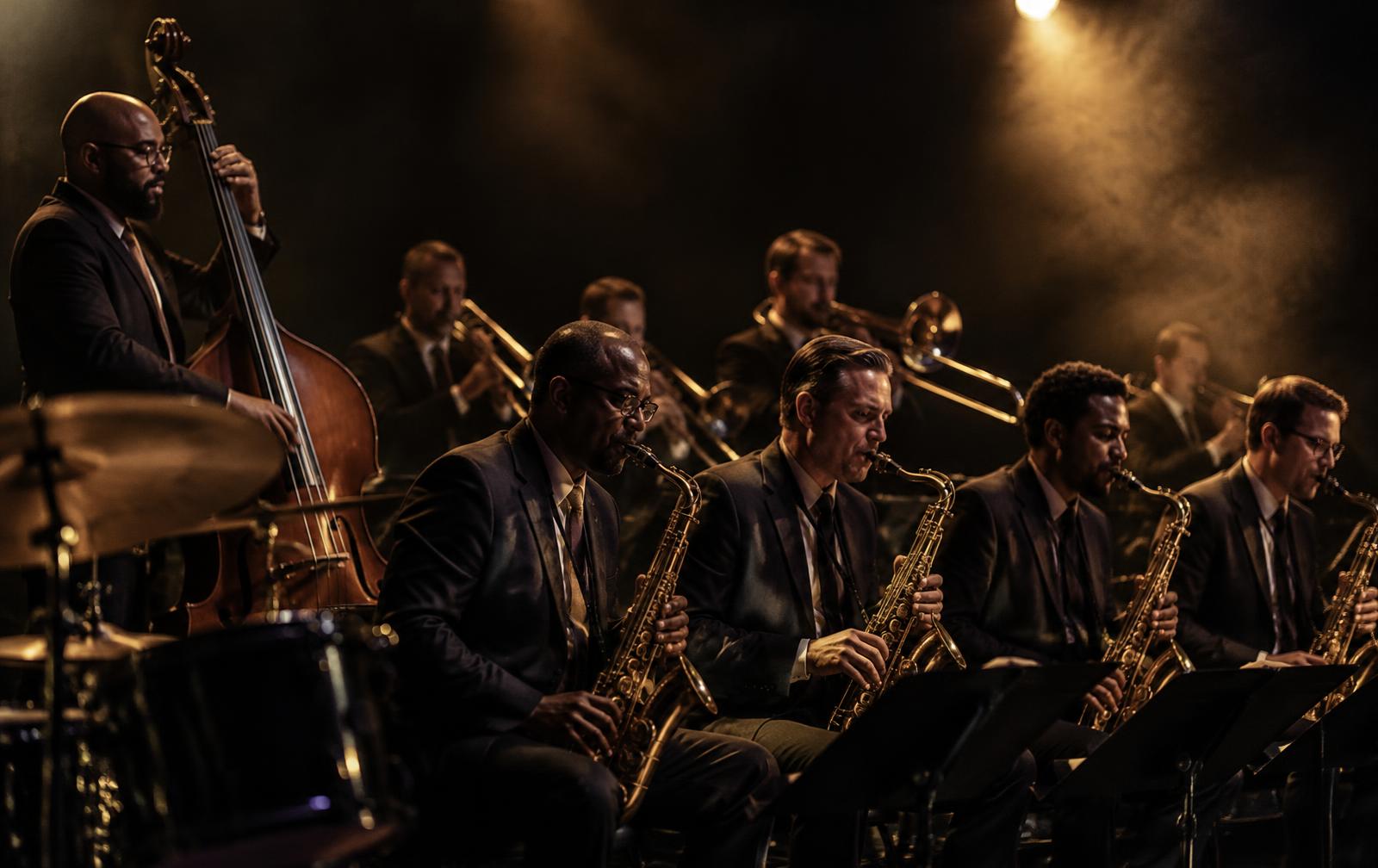 Jazz musicians performing with the Symphony